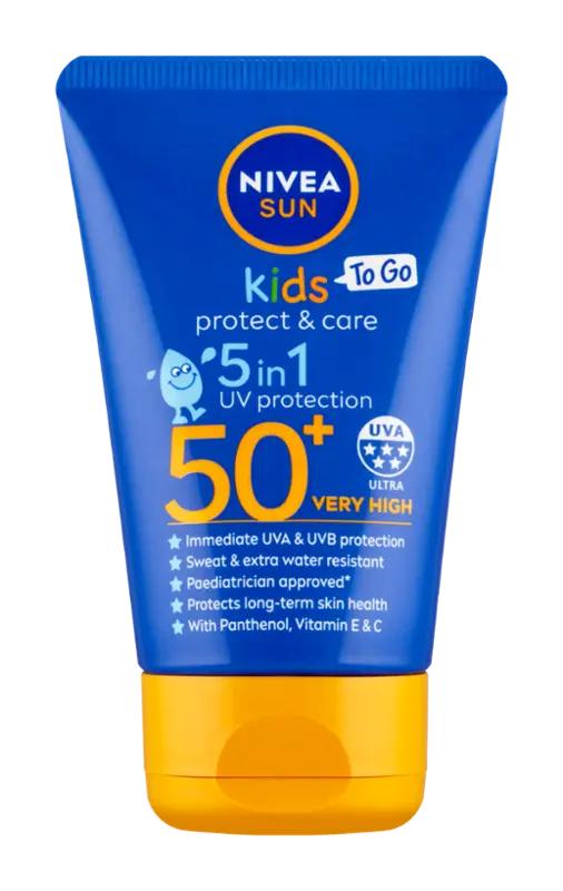 NIVEA Dětské mléko na opalování Protect & Care SPF50+, 50 ml