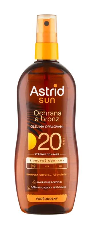 Astrid Olej na opalování ve spreji SPF20, 200 ml