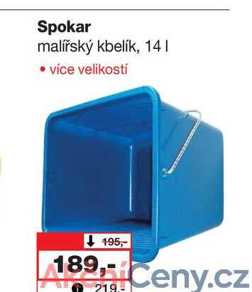 Spokar malířský kbelík, 14l