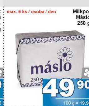 Milkpol Máslo 250 g 