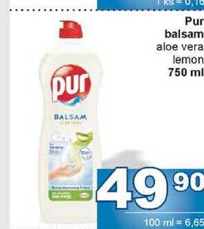 Pur balsam aloe vera lemon 750 ml 