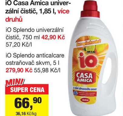 iO Casa Amica univerzální čistič, 1,85 l