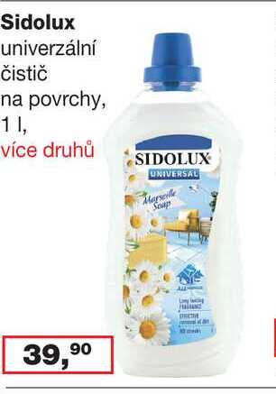 Sidolux univerzální čistič na povrchy, 1l, více druhů 