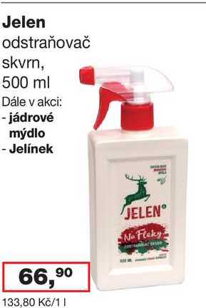 Jelen odstraňovač skvrn, 500 ml 