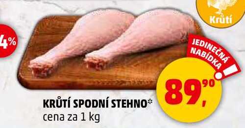 KRŮTÍ SPODNÍ STEHNO, 1 kg