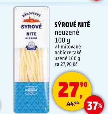 SÝROVÉ NITĚ neuzené, 100 g 