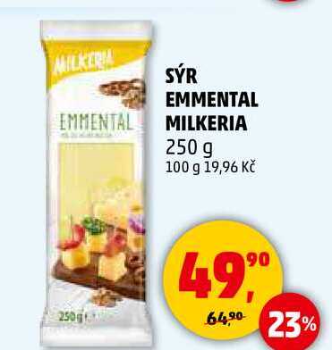 MILKERIA SÝR EMMENTAL MILKERIA, 250 g
