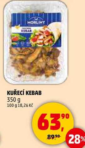 KUŘECÍ KEBAB, 350 g