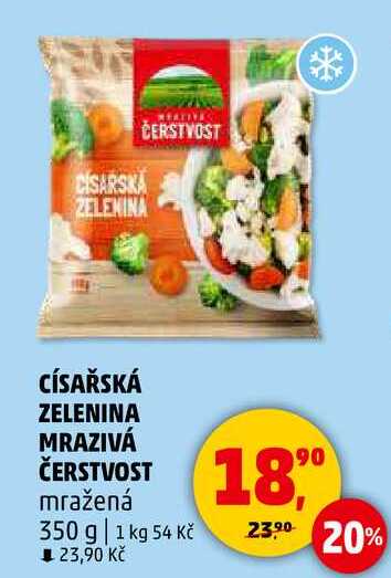 CÍSAŘSKÁ ZELENINA MRAZIVÁ ČERSTVOST, mražená, 350 g 