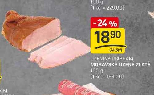 MORAVSKÉ UZENÉ ZLATÉ 100g