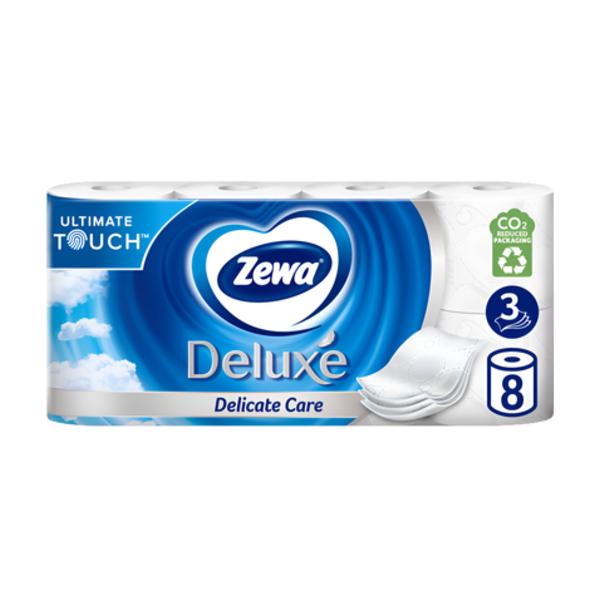 Zewa Deluxe Delicate Care toaletní papír, 3vrstvý, 8 rolí