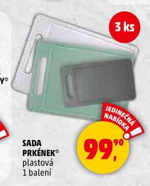 SADA PRKÉNEK plastová, 1 balení, 3 ks 