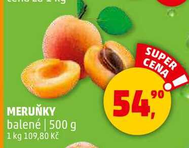MERUŇKY balené, 500 g 