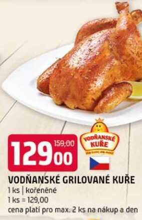 Vodňanske grilované kuře 1ks