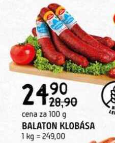 Balaton klobása 100g