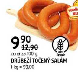 Drůbeží točený salám 100g
