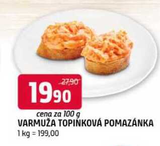 Varmuža topinková pomazánka 100g