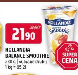 Hollandia balance smoothie 230g