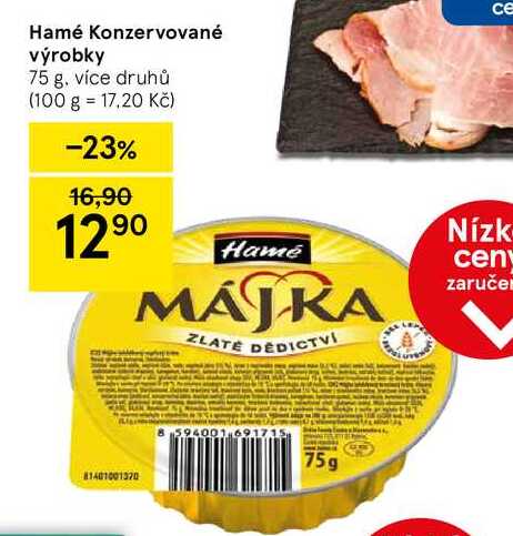 Hamé Konzervované výrobky, 75 g, více druhů  