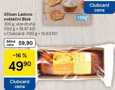 Silisan Ladovo sváteční Blok, 300 g, více druhů 