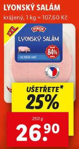 LYONSKÝ SALÁM, 250 g