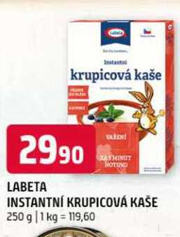 Labeta instantní krupicová kaše 250g