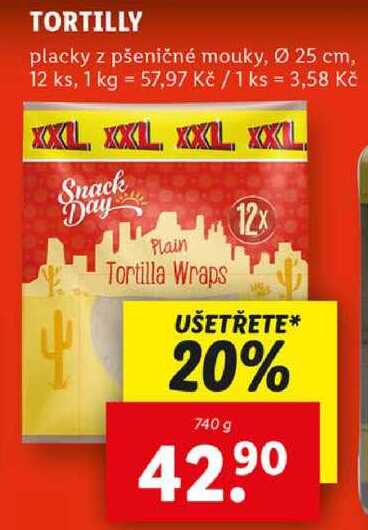 TORTILLY, 740 g