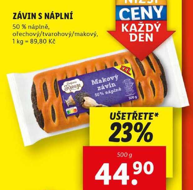 ZÁVIN S NÁPLNÍ, 500 g