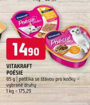 Vitakraft poésie 85 g paštika se šťávou pro kočky vybrané druhy