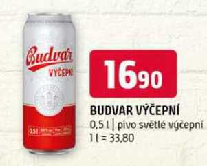 Budvar Pivo světlé výčepní 0,5l