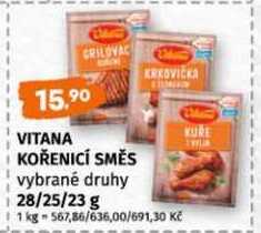 Vitana kořenicí vybrané druhy