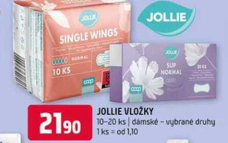 Jollie vložky 10-20 ks dámské vybrané druhy 