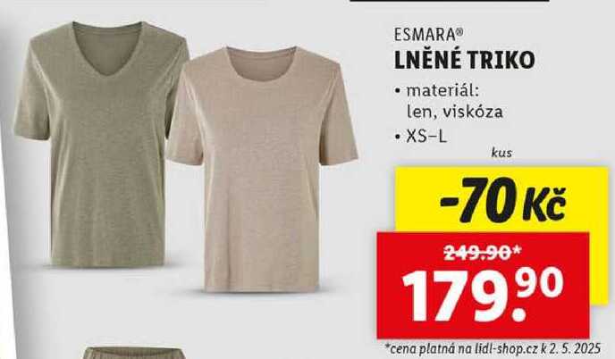 LNĚNÉ TRIKO