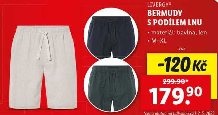 BERMUDY S PODÍLEM LNU