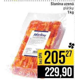 Morliny Slanina uzená plátky 1kg 