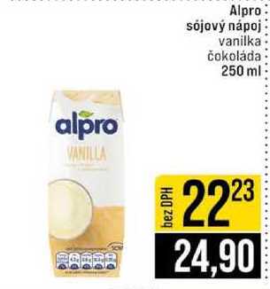 Alpro sójový nápoj vanilka čokoláda 250 ml