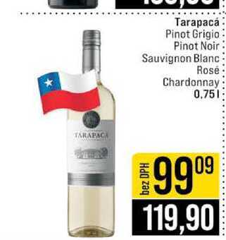 Tarapacá Pinot Grigio Pinot Noir Sauvignon Blanc Rosé Chardonnay 0,75l