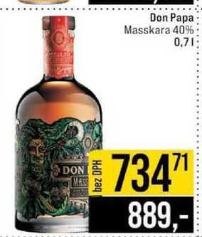 Don Papa Masskara 40% 0,7l