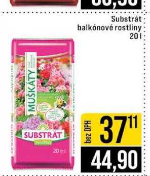 Substrát balkónové rostliny 20l