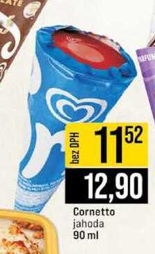 Cornetto jahoda 90 ml