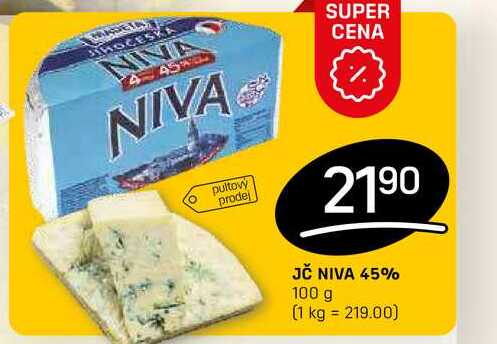 JČ NIVA 45% 100 g 