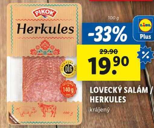 LOVECKÝ SALÁM/HERKULES, 100 g