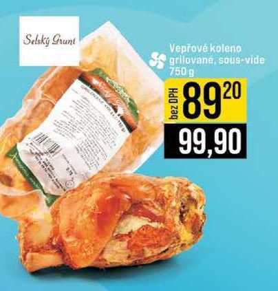 Vepřové koleno grilované, sous-vide 750 g 