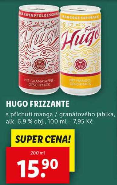 HUGO FRIZZANTE, 200 ml
