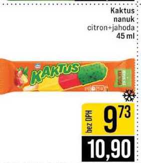 Kaktus nanuk citron+jahoda 45 ml 