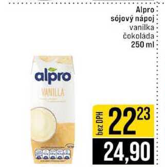 Alpro sójový nápoj vanilka čokoláda 250 ml 