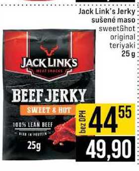 Jack Link's Jerky sušené maso sweet&hot original teriyaki 25g