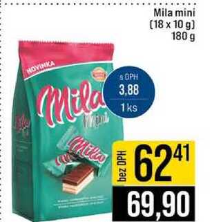 Mila mini (18 x 10 g) 180 g
