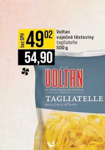 Voltan vaječné těstoviny tagliatelle 500 g