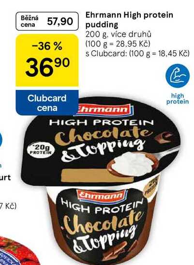 Ehrmann High protein pudding, 200 g 